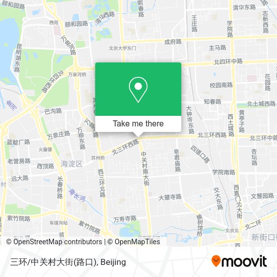 三环/中关村大街(路口) map