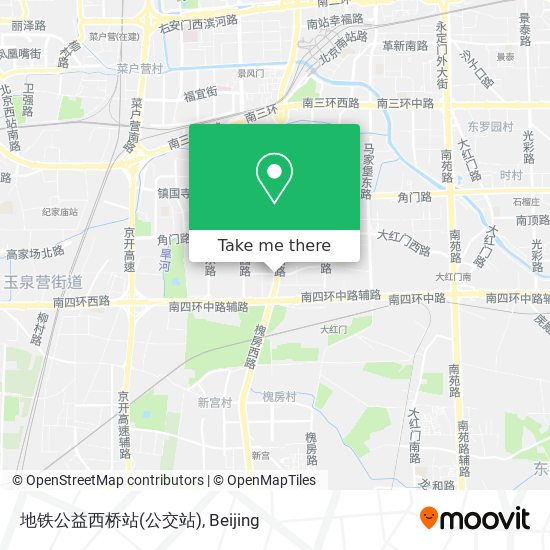 地铁公益西桥站(公交站) map
