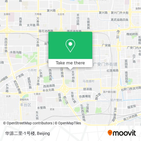 华源二里-1号楼 map