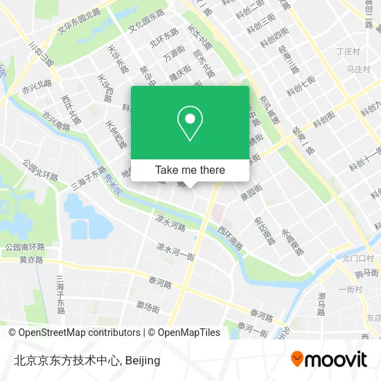 北京京东方技术中心 map