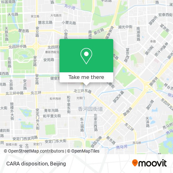 CARA disposition map