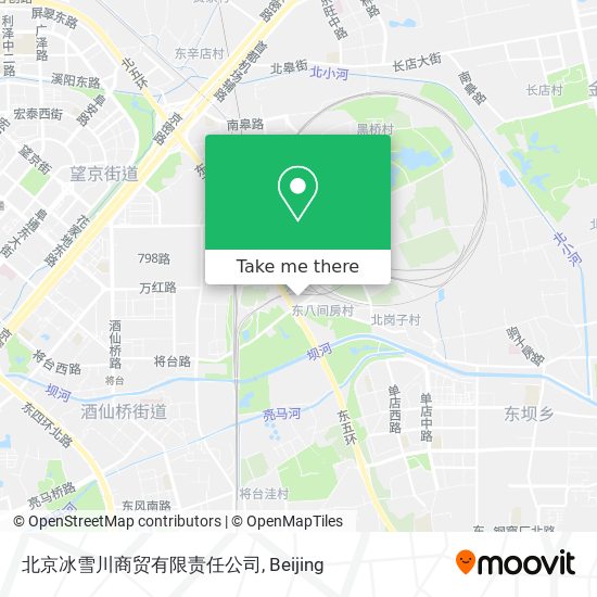北京冰雪川商贸有限责任公司 map