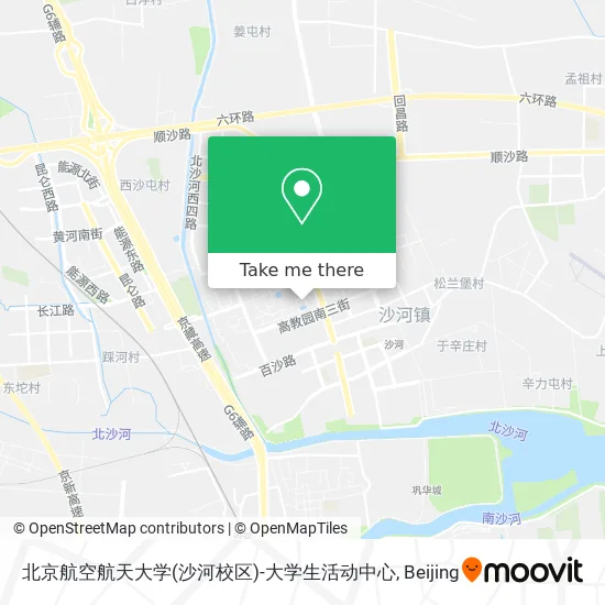 北京航空航天大学(沙河校区)-大学生活动中心 map