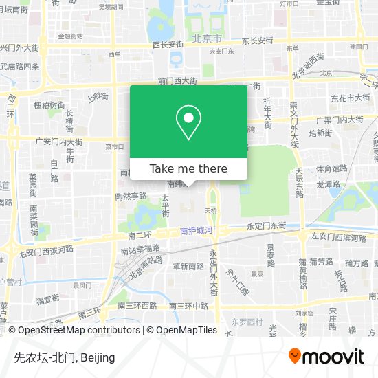 先农坛-北门 map