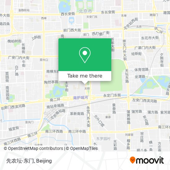 先农坛-东门 map