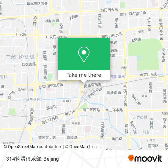314轮滑俱乐部 map
