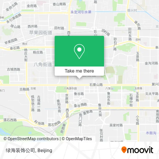 绿海装饰公司 map