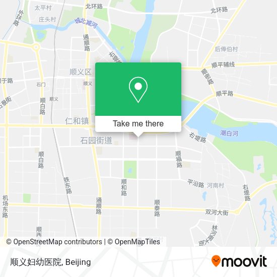 顺义妇幼医院 map