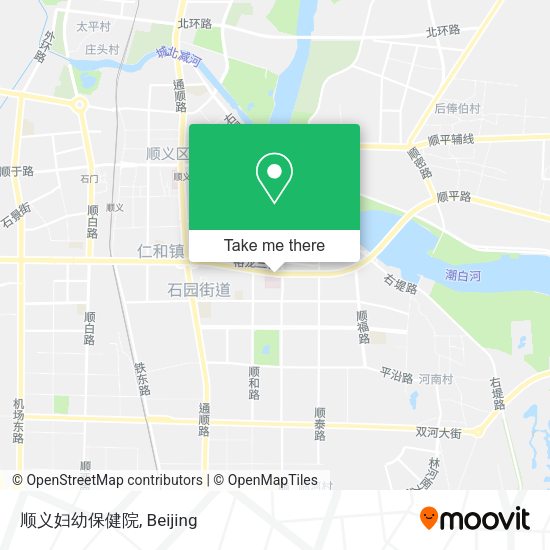 顺义妇幼保健院 map