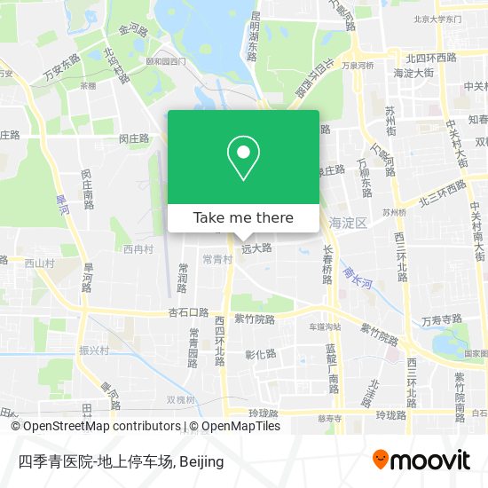 四季青医院-地上停车场 map
