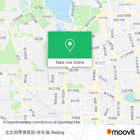 北京四季青医院-停车场 map