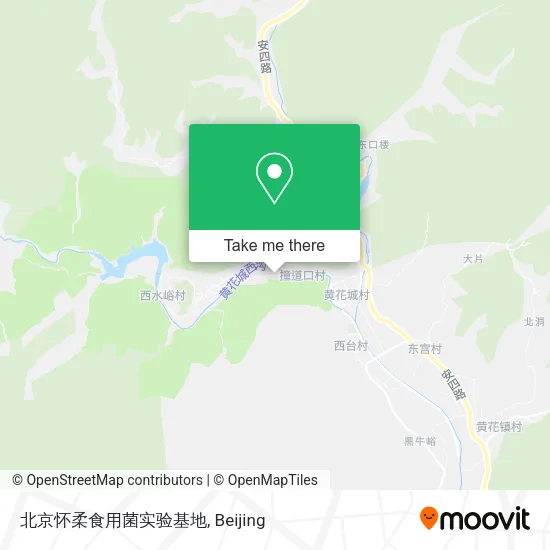 北京怀柔食用菌实验基地 map