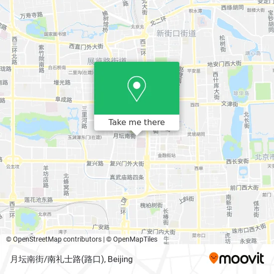 月坛南街/南礼士路(路口) map