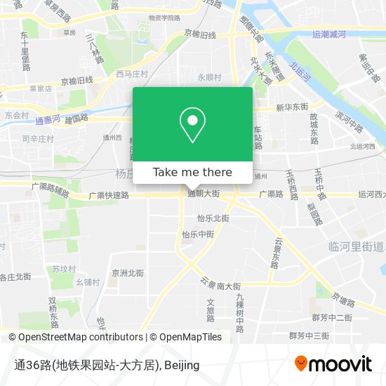 通36路(地铁果园站-大方居) map