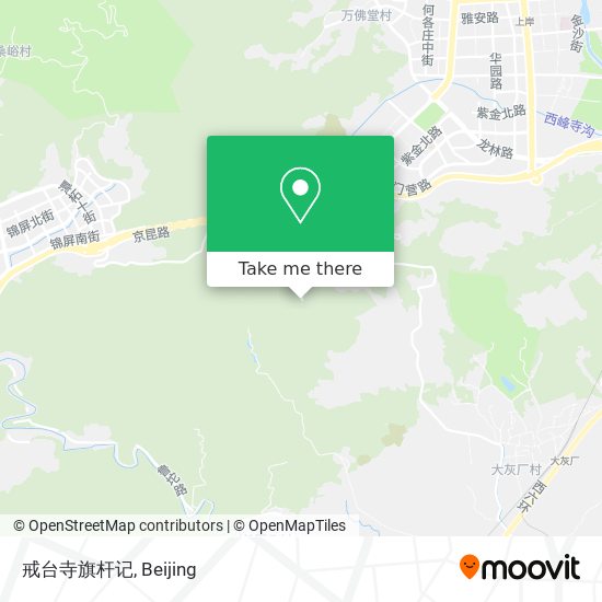 戒台寺旗杆记 map
