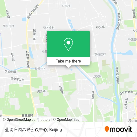 蓝调庄园温泉会议中心 map