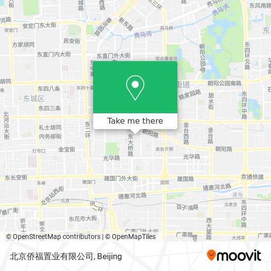 北京侨福置业有限公司 map