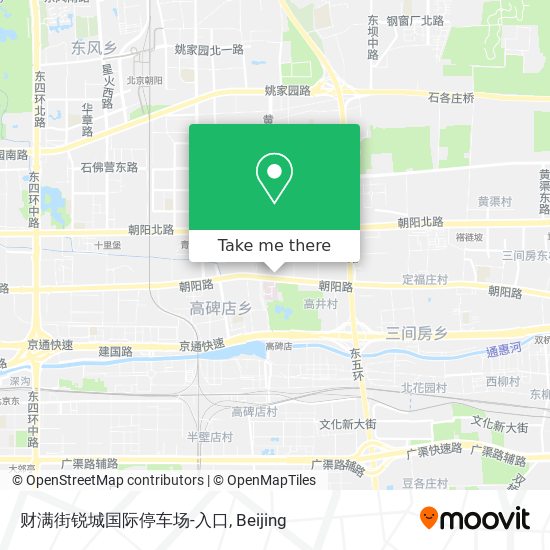 财满街锐城国际停车场-入口 map