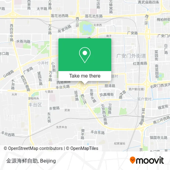 金源海鲜自助 map