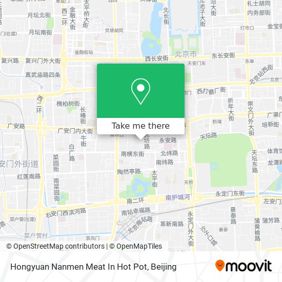 Hongyuan Nanmen Meat In Hot Pot map