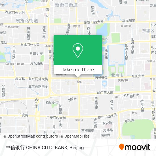 中信银行  CHINA CITIC BANK map