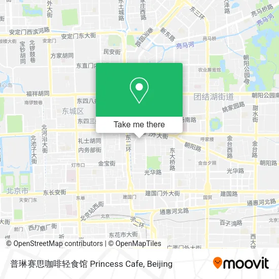 普琳赛思咖啡轻食馆 Princess Cafe map