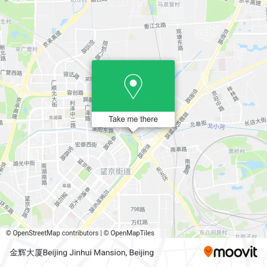 金辉大厦Beijing Jinhui Mansion map