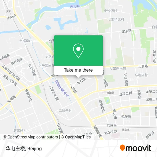 华电主楼 map