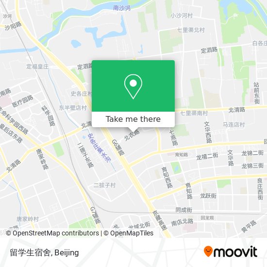 留学生宿舍 map