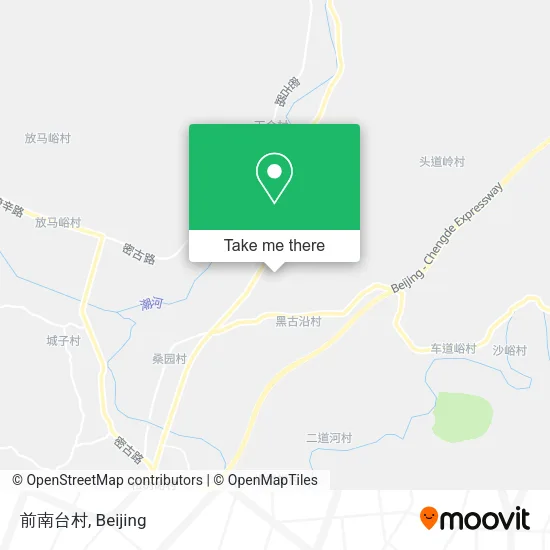 前南台村 map