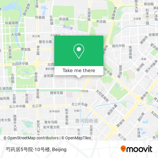 芍药居5号院-10号楼 map