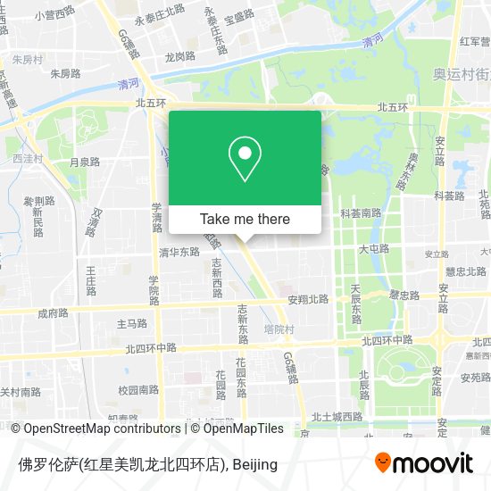 佛罗伦萨(红星美凯龙北四环店) map
