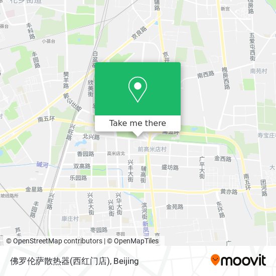 佛罗伦萨散热器(西红门店) map