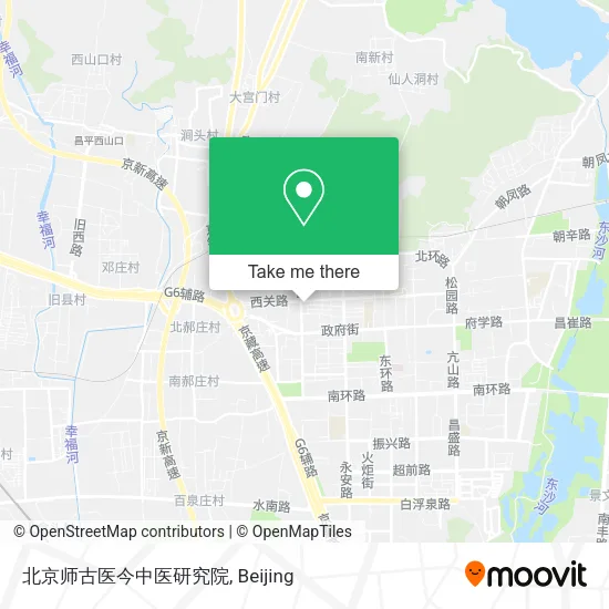 北京师古医今中医研究院 map
