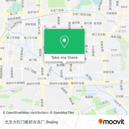北京大红门南郊冷冻厂 map