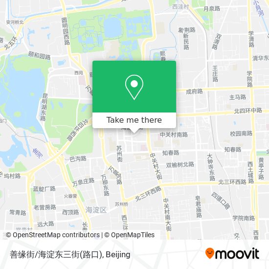 善缘街/海淀东三街(路口) map