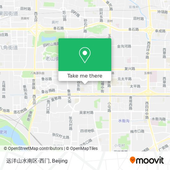 远洋山水南区-西门 map