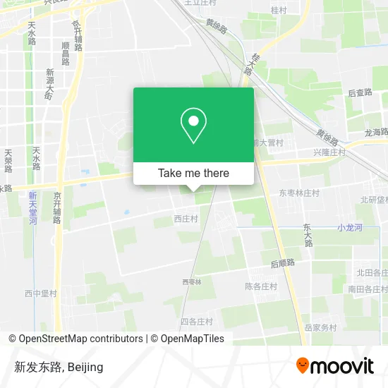 新发东路 map