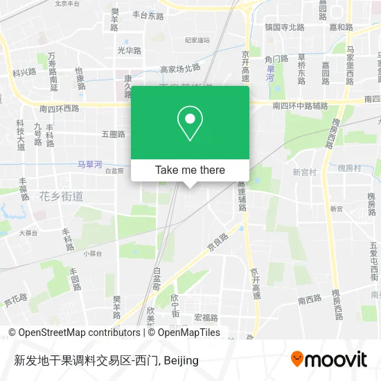 新发地干果调料交易区-西门 map