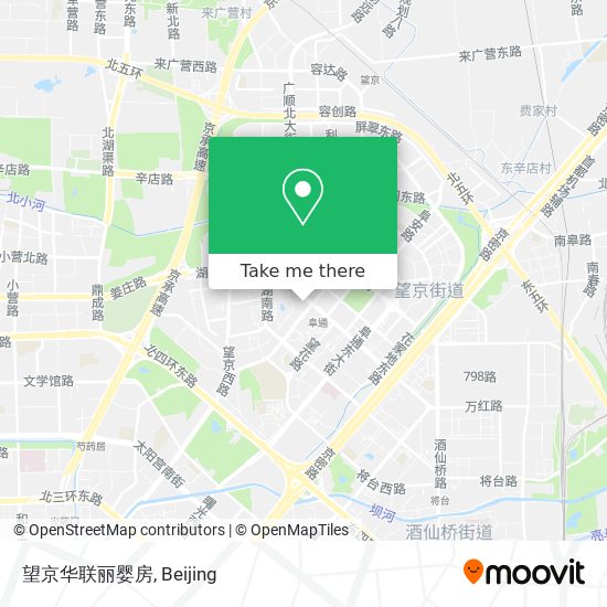 望京华联丽婴房 map