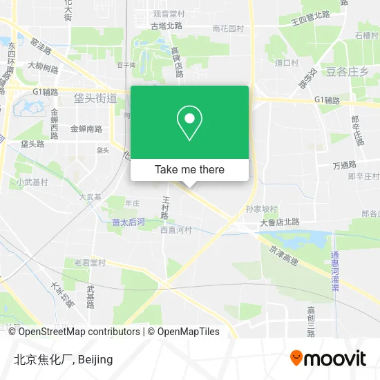 北京焦化厂 map