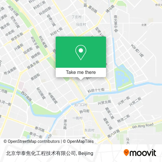 北京华泰焦化工程技术有限公司 map