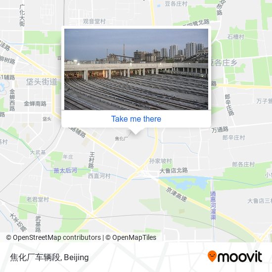 焦化厂车辆段 map