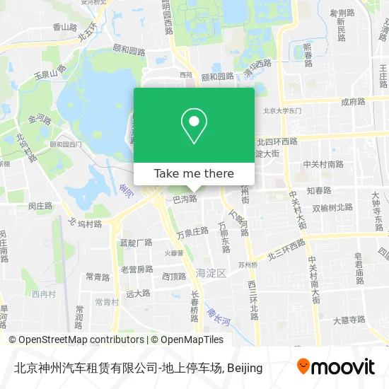 北京神州汽车租赁有限公司-地上停车场 map