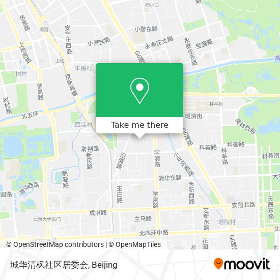 城华清枫社区居委会 map
