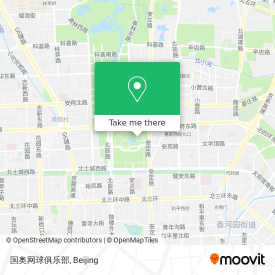 国奥网球俱乐部 map