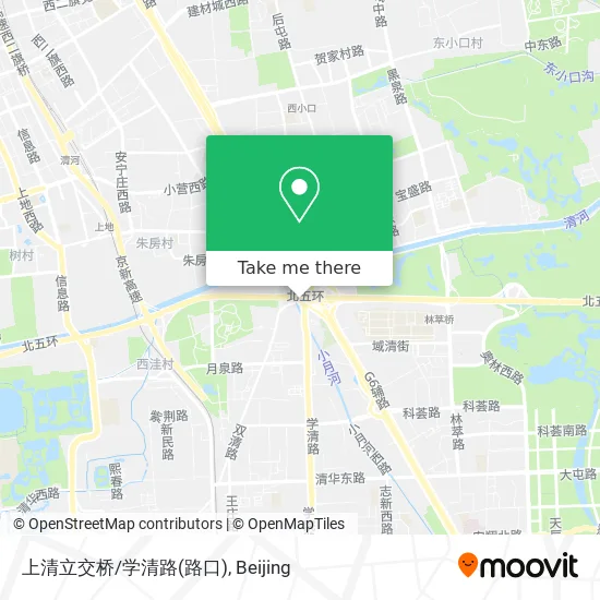 上清立交桥/学清路(路口) map