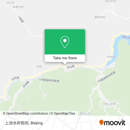 上清水村前街 map
