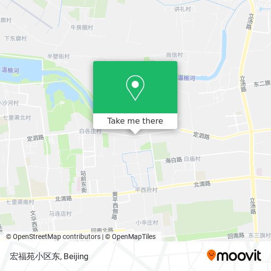 宏福苑小区东 map