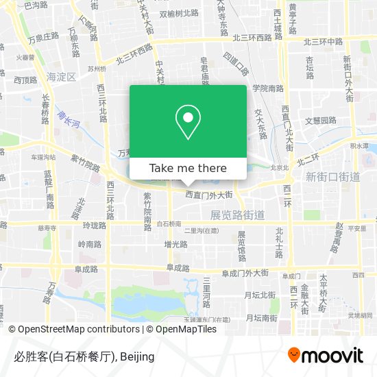 必胜客(白石桥餐厅) map
